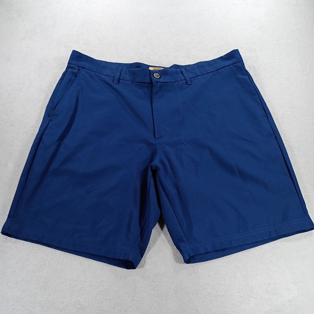 The Foundry Supply Co Mens Comfort Stretch Shorts Blue 44 Big and Tall
